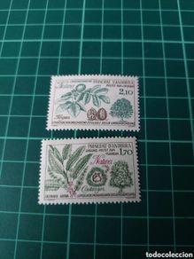 Sellos: Flira naturaleza frutos 1984 andorra francesa serie completa nuevos yvert 331/2 1984